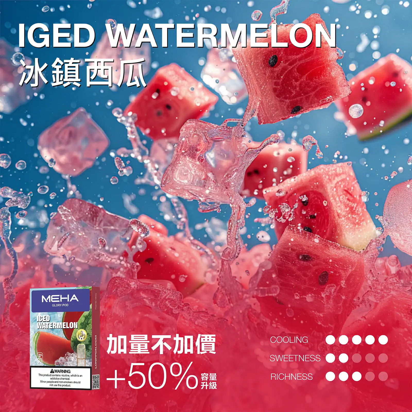 meha一代烟弹冰鎮西瓜 拓撲蒸汽天堂 MEHATOP 台灣官網