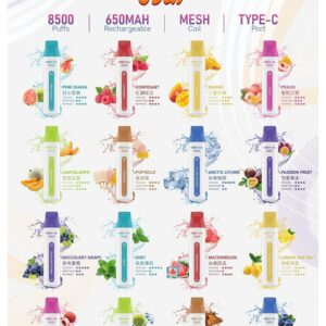 MEHA VBar 小白條拋棄式電子煙 (8500口)