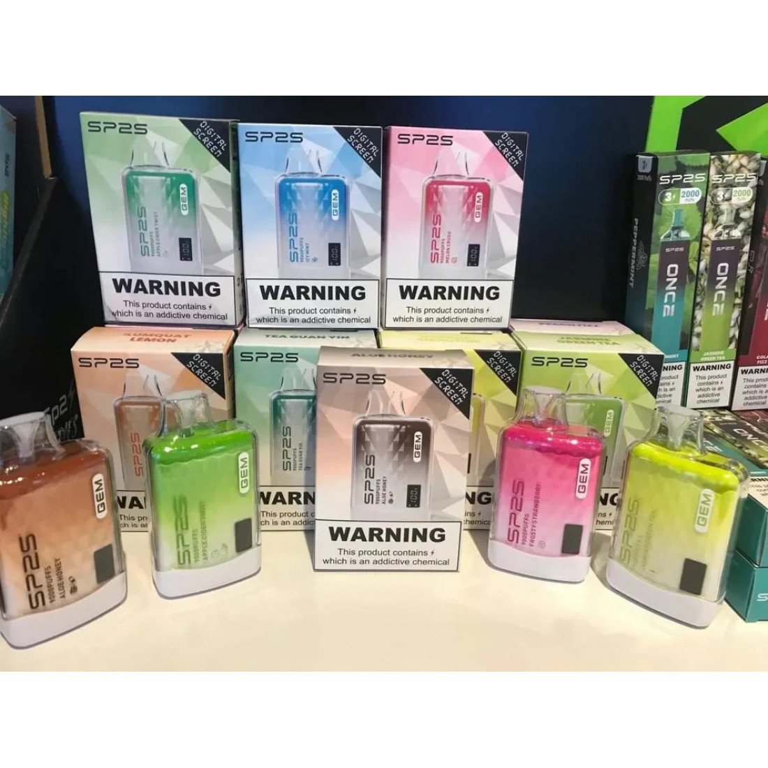 SP2S GEM 拋棄式一次性電子煙 9000口 拓撲蒸汽天堂 MEHATOP 台灣官網